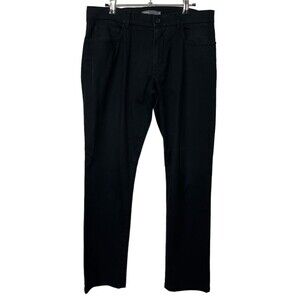 Vince Straight Leg Pants Men’s 32x30 Black Cotton Blend Stretch Mid Rise USA